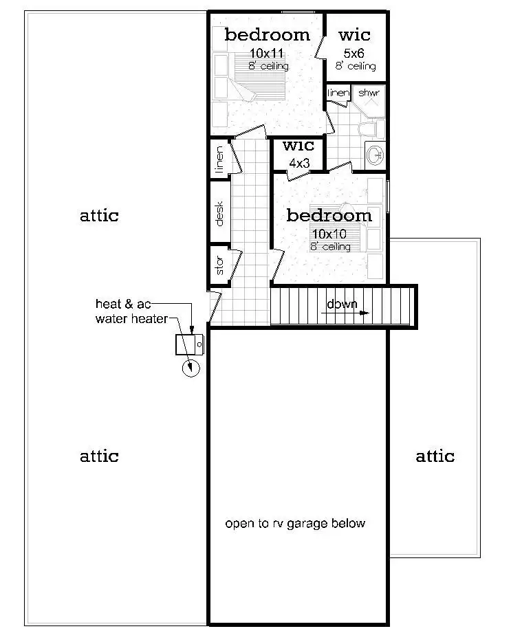 Upper Level Floor Plan
