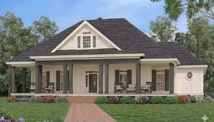 Charming Farmhouse with Wrap-Around Front Porch