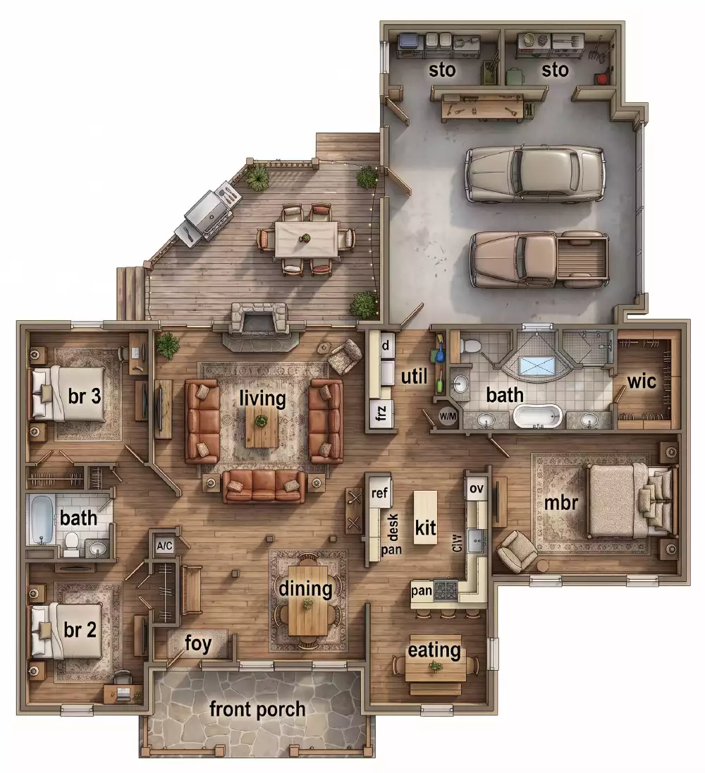3D Floor Plan