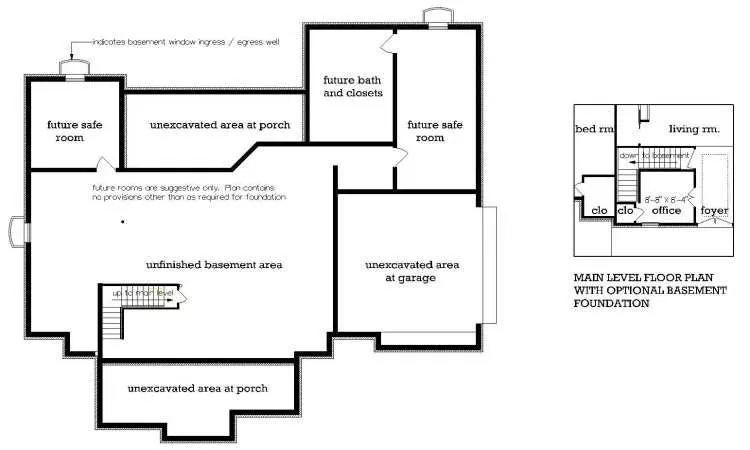 Optional Basement Foundation
