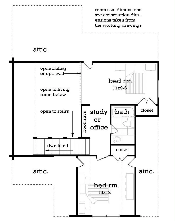 Upper Level Floor Plan