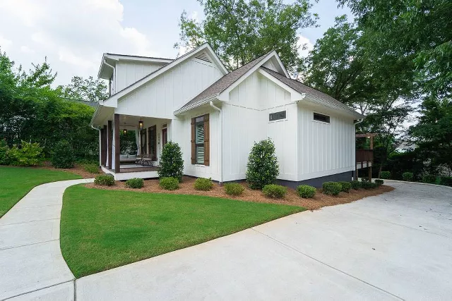 Side View Showing Homeowner Modifications
