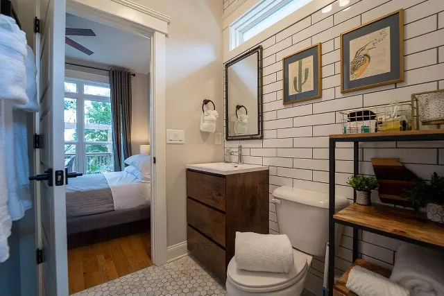 Primary Bath, Photos may reflect homeowner modifications