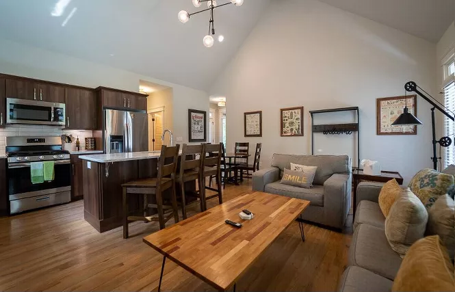 Open Concept Kitchen & Living Area, Customer Modified