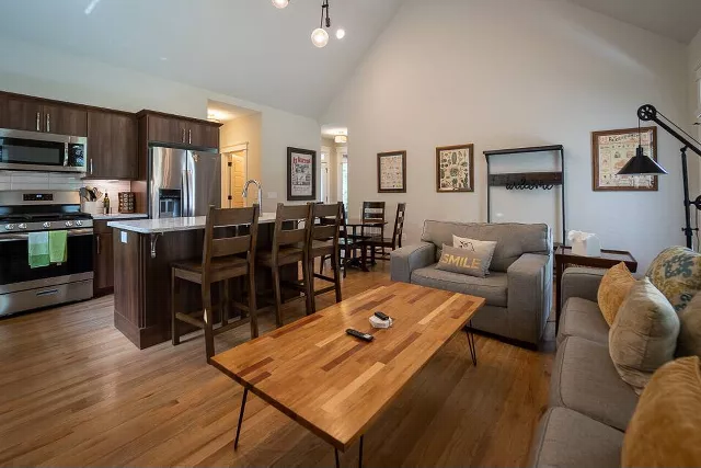 Kitchen and Living Room