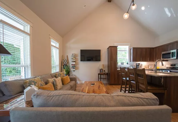 Kitchen and Living Room