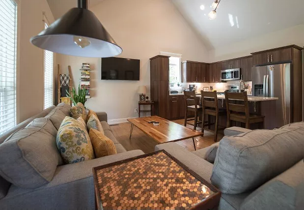 Kitchen and Living Area