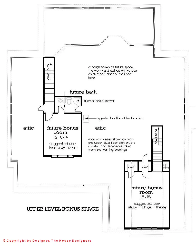 Upper Level Bonus Rooms
