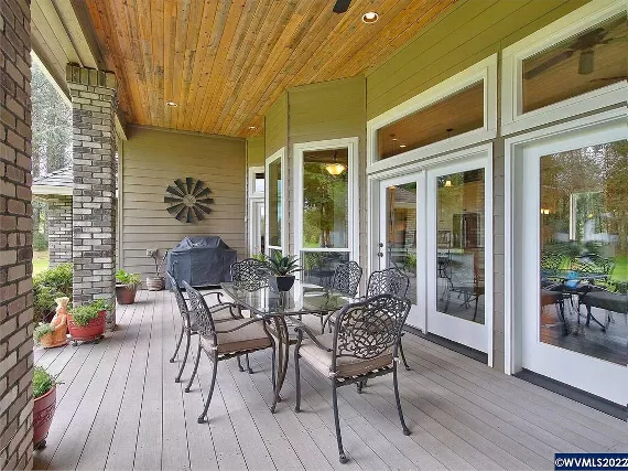 Relaxing Rear Porch View