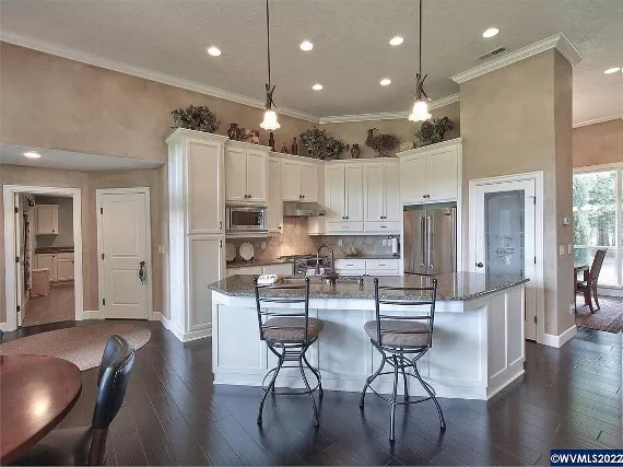 Lovely Kitchen View from Family Room