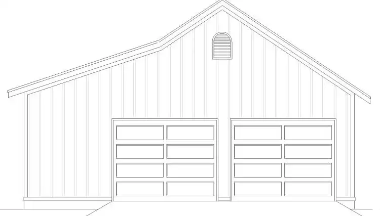 Optional Detached Garage Elevation