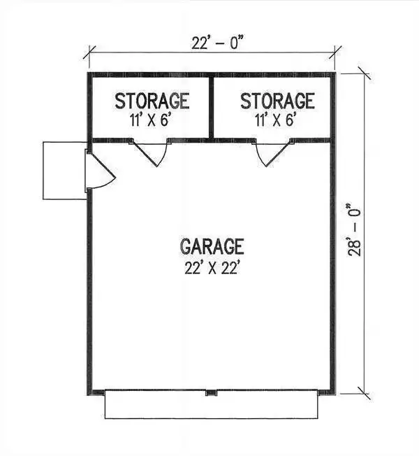 Optional Garage Plan