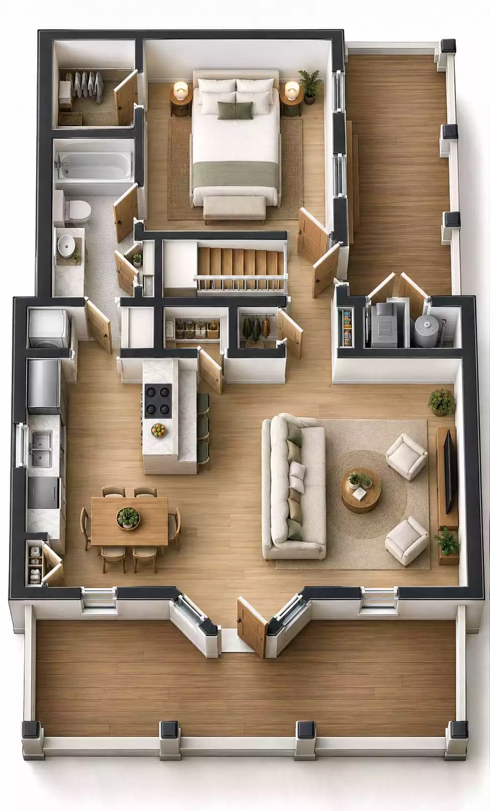 1st Floor 3D Floor Plan