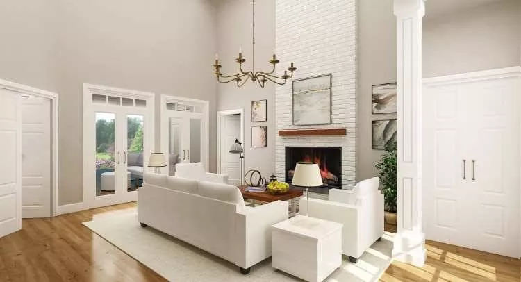 Living Room as viewed from Foyer