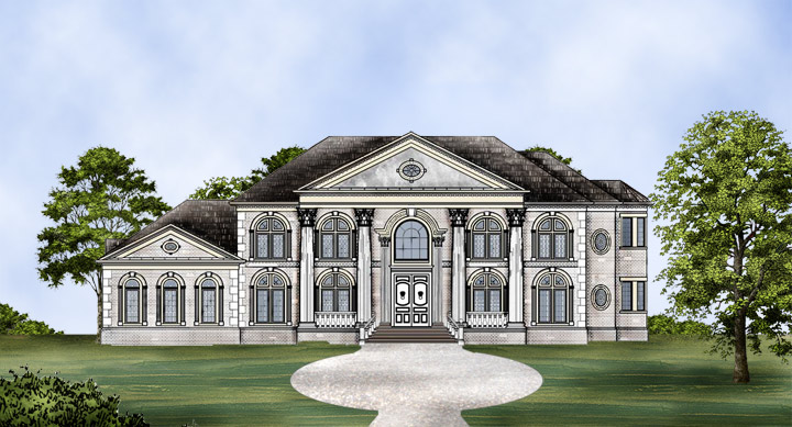 Front Rendering image of Vinius House Plan