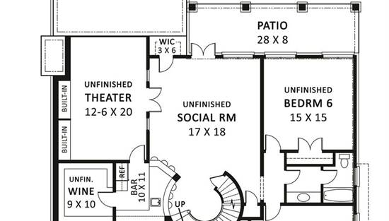 Walkout Basement Plan