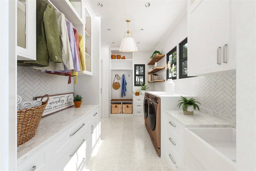A Generous Sized Laundry and Mudroom
