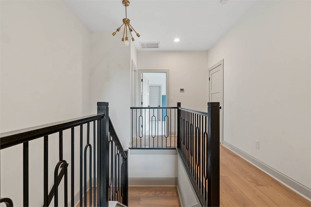 Open Stairway and Upstairs Hall