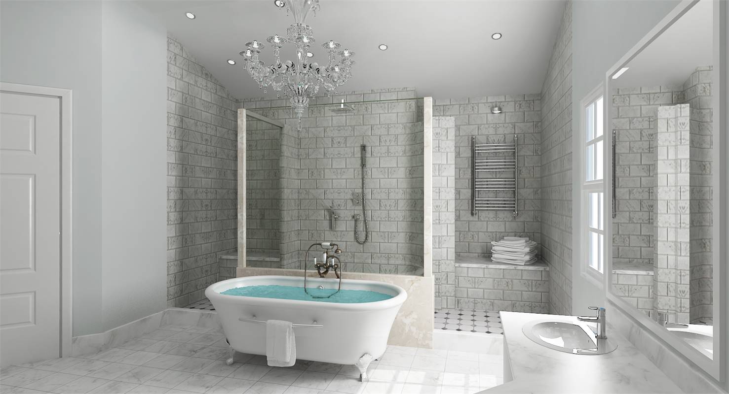 Master Bath image of Marymount House Plan