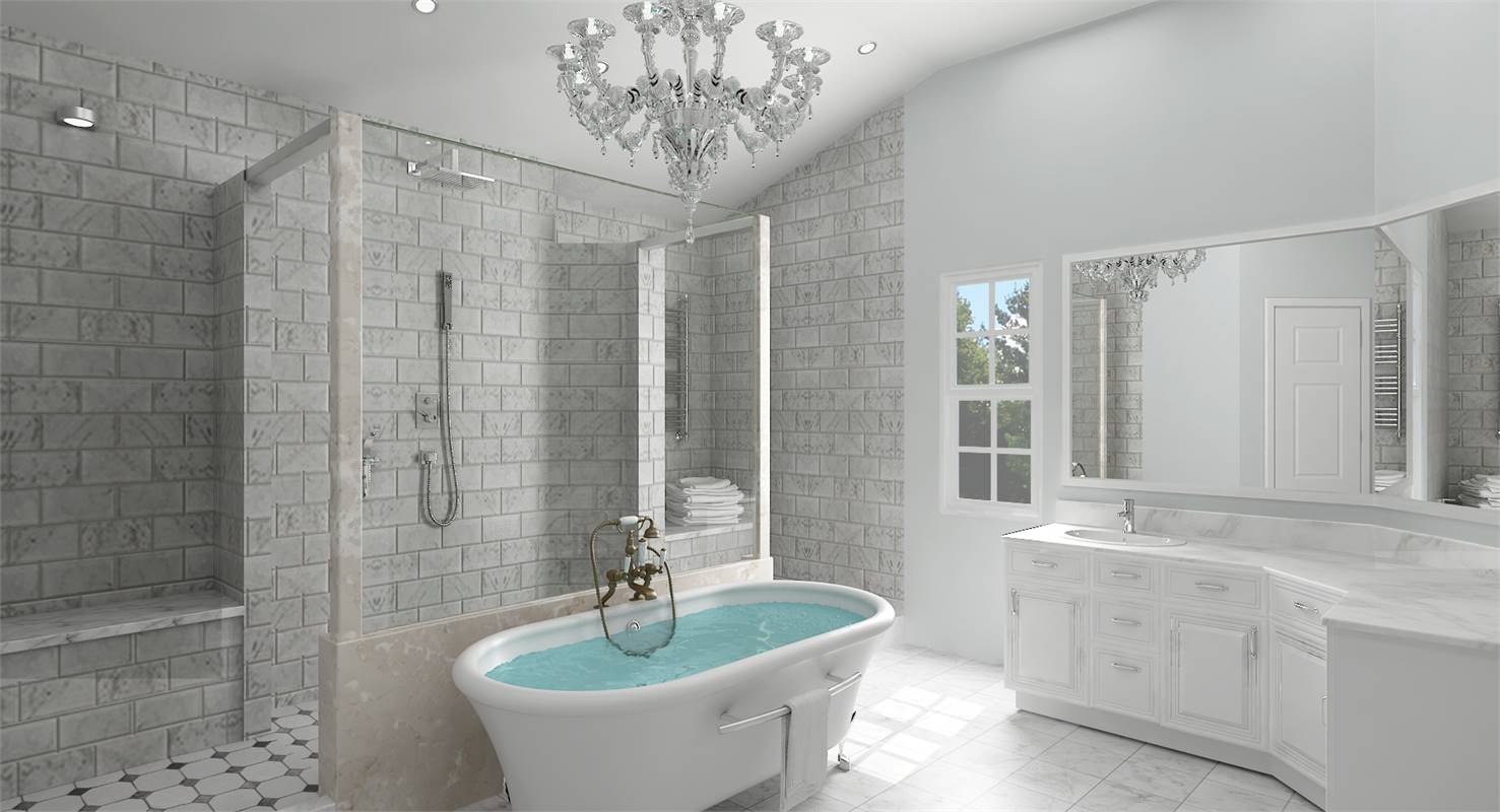 Master Bath image of Marymount House Plan