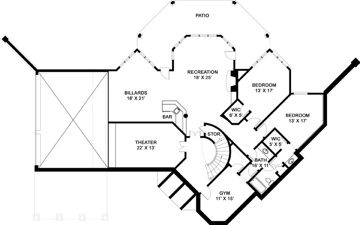 Basement image of Salem House Plan