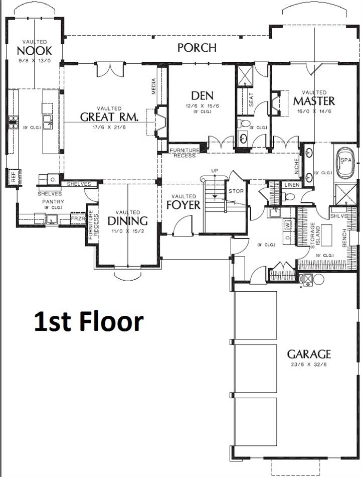 1st Floor Plan