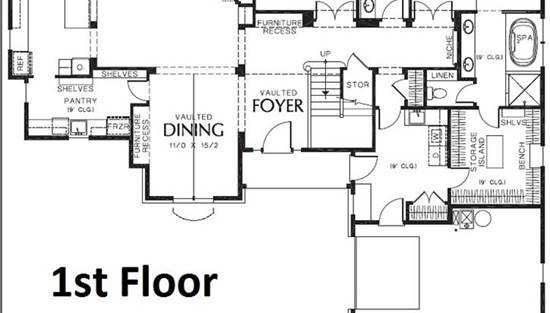 1st Floor Plan