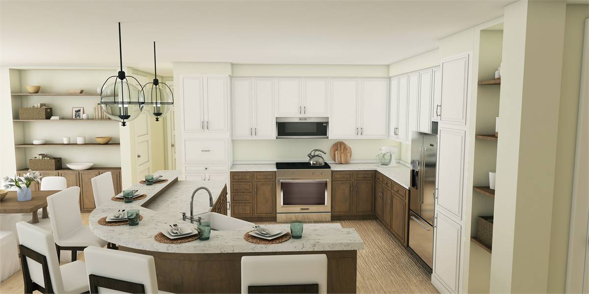 Kitchen image of Hollis House Plan