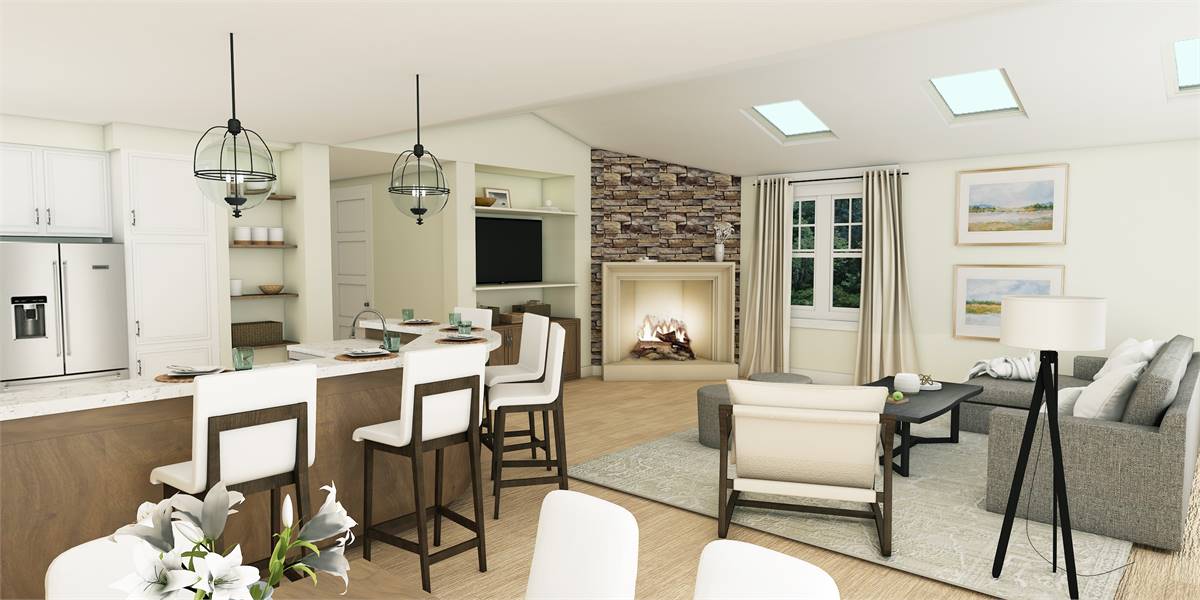 Living Room image of Hollis House Plan