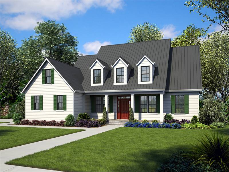 cape-cod-house-plan-with-4-bedrooms-and-2-5-baths-plan-2588