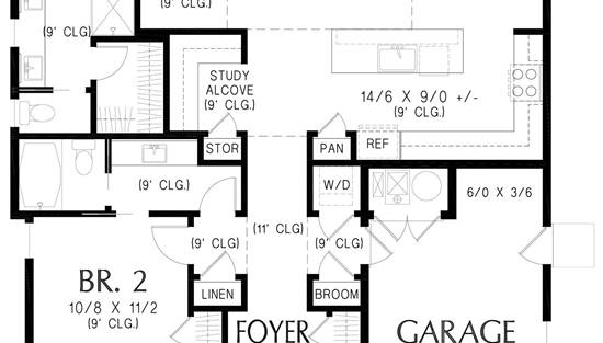 Reversed Floor Plan