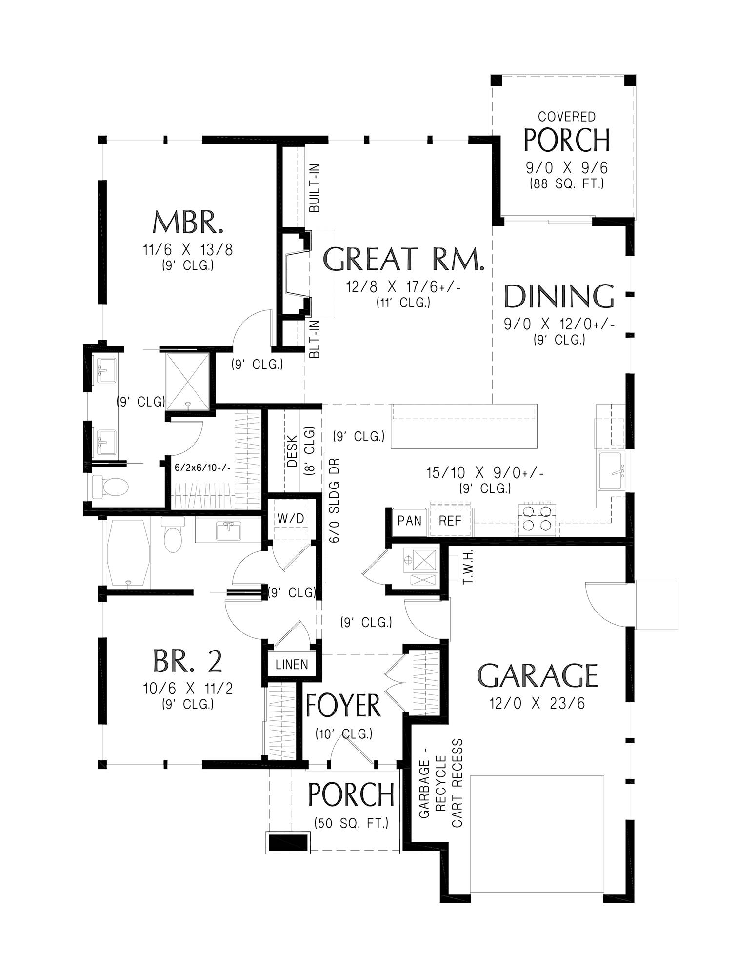 Reversed Floor Plan