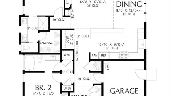 Reversed Floor Plan