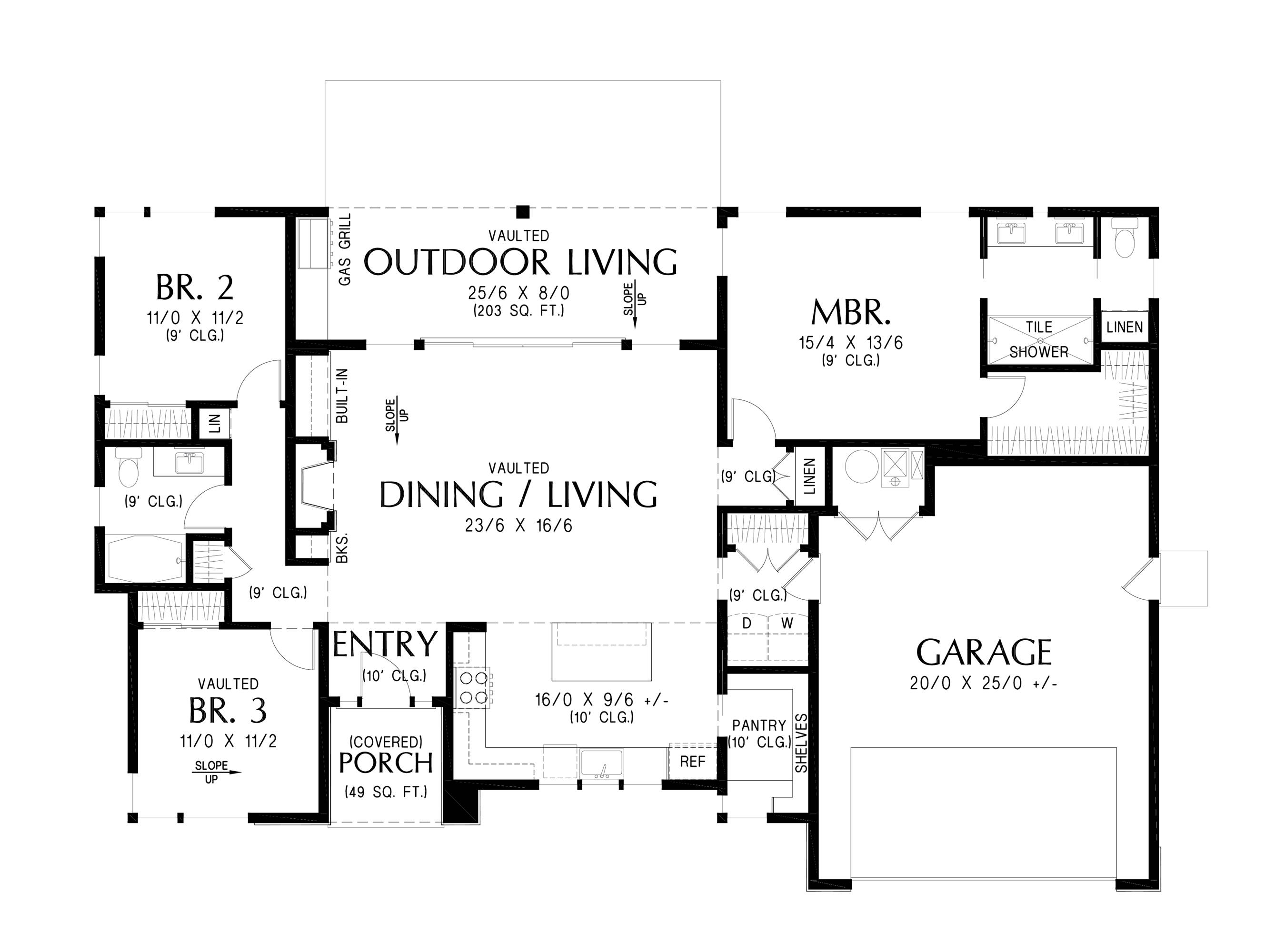 Reversed Floor Plan