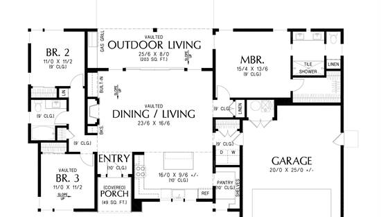 Reversed Floor Plan