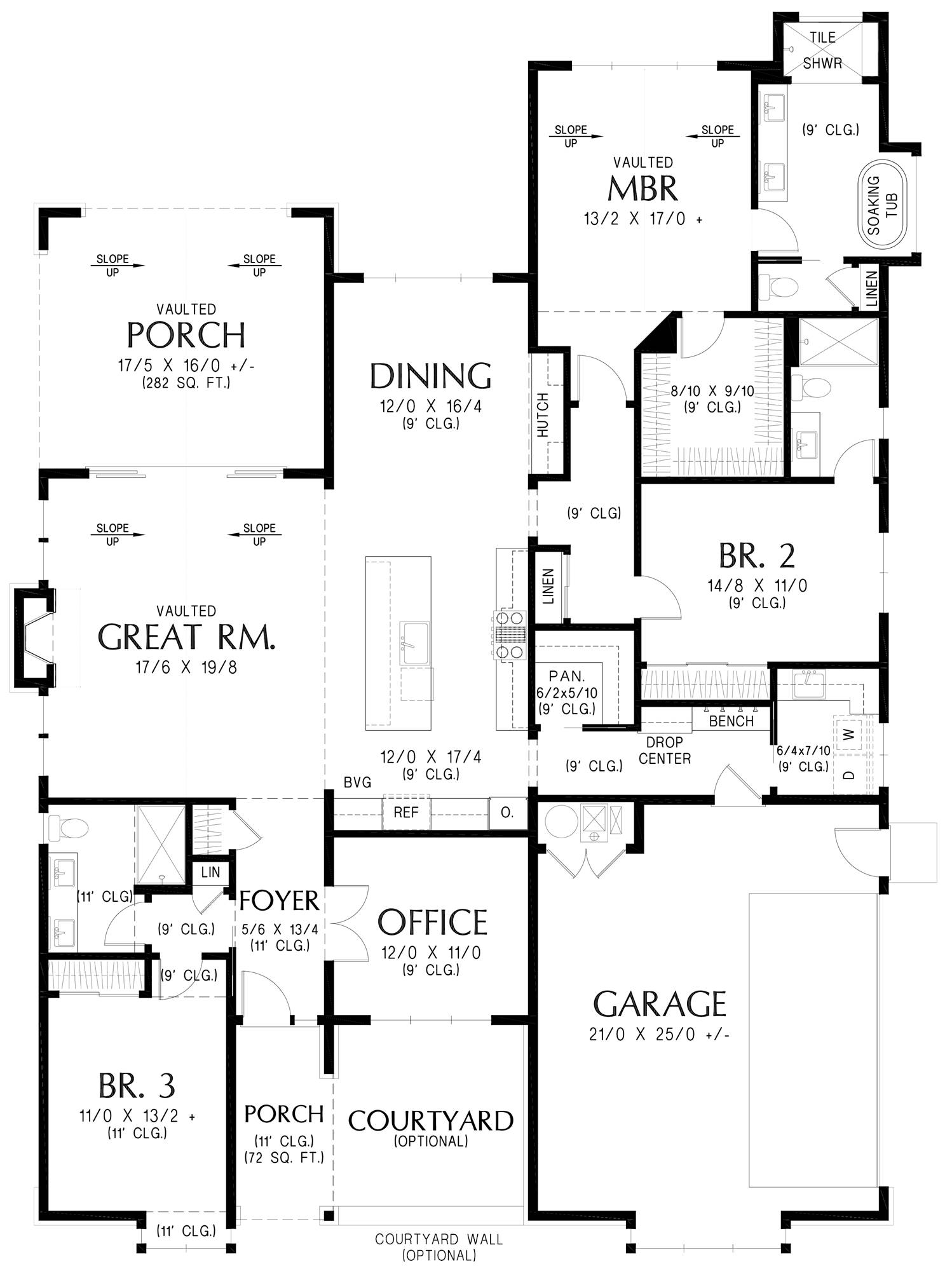 Reversed Floor Plan