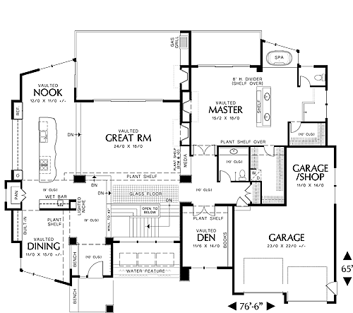 Main Floor Plan image of Pomfret House Plan