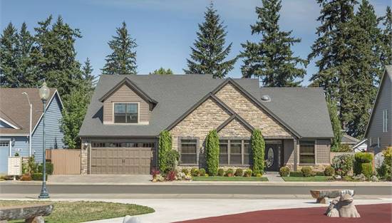 Cottage House Plan with 3 Bedrooms and 2.5 Baths - Plan 4584