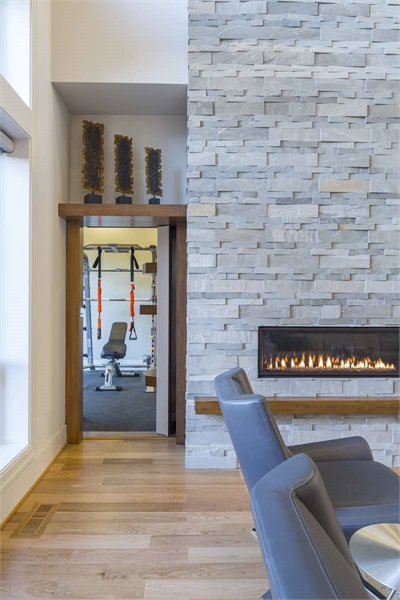 Great Room Fireplace Feature Wall