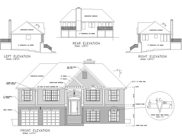 Southern House Plan with 3 Bedrooms and 2.5 Baths - Plan 6284