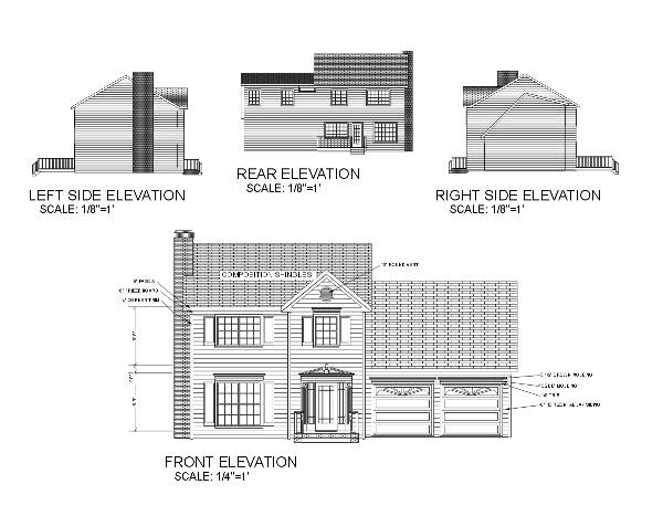 Country House Plan With 3 Bedrooms And 2 5 Baths 6285 - Home Plans With Back View Country House Plan With 3 Bedrooms And 2 5 Baths 6285 - Home Plans With Back View
