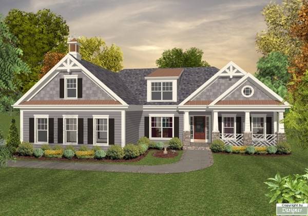 Ranch House Plan With 3 Bedrooms And 2 5 Baths Plan 8431