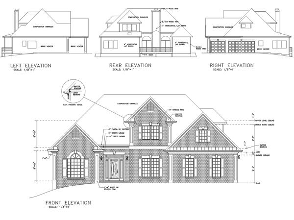 Country House Plan with 3 Bedrooms and 2.5 Baths - Plan 6300