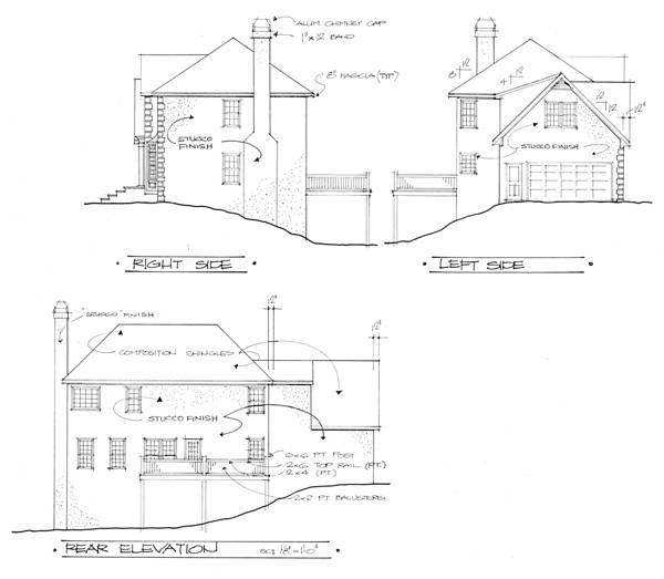 Country House Plan With 3 Bedrooms And 2.5 Baths - Plan 6308