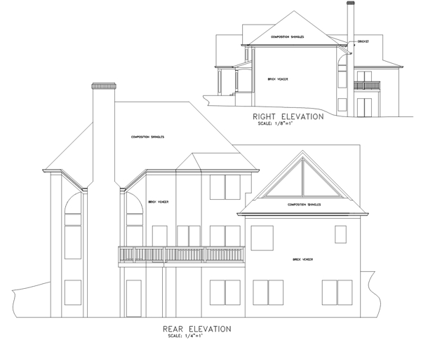 Country House Plan with 4 Bedrooms and 3.5 Baths - Plan 6316