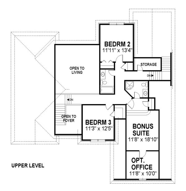 Country House Plan with 3 Bedrooms and 3.5 Baths - Plan 6318