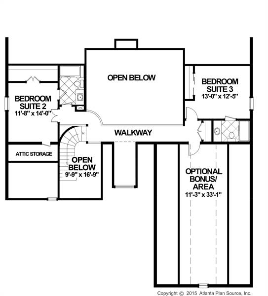 Upper Floorplan