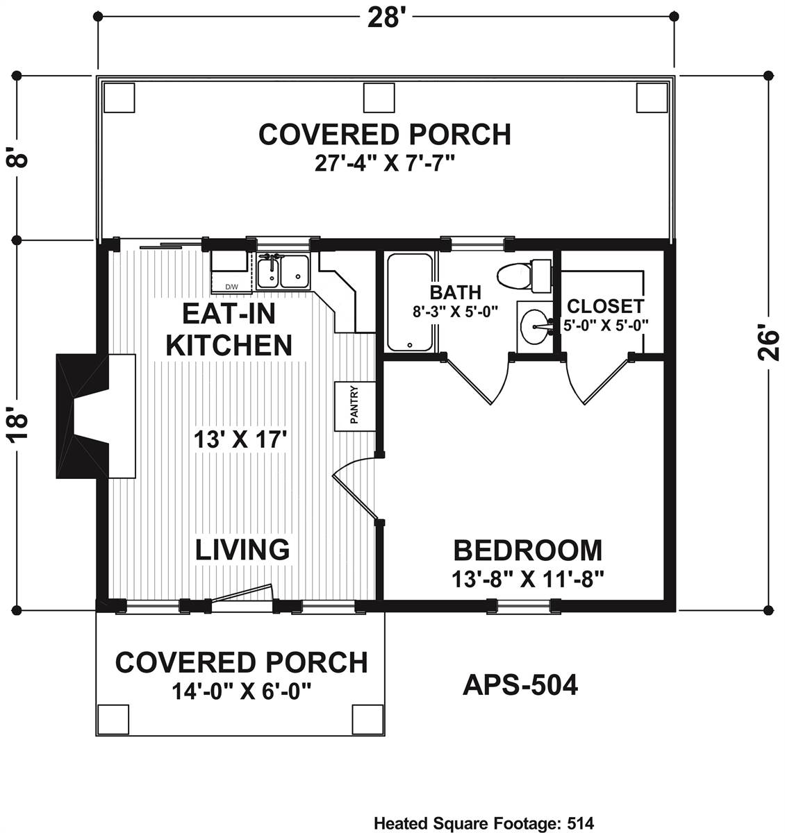 Main Level Floor Plan