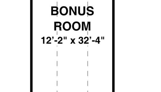 Bonus Room Plan
