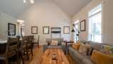Kitchen & Living Area with Modified Vaulted Ceilings